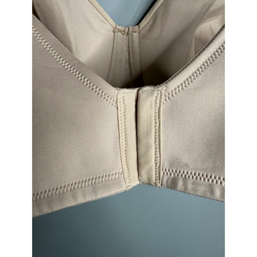 Vanity Fair Comfort Revolution Wirefree T-Shirt Bra Beige Full Coverage SZ 44DDD - Picture 7 of 11